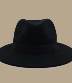 Borsalino Wool Felt Black -Mode Chapeaux Magasin wool felt black 2