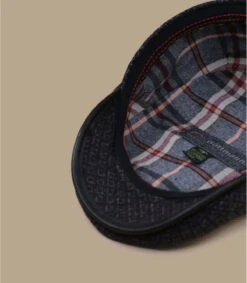 Xavier Wool Grey Burgundy -Mode Chapeaux Magasin xavier wool grey burgundy 3